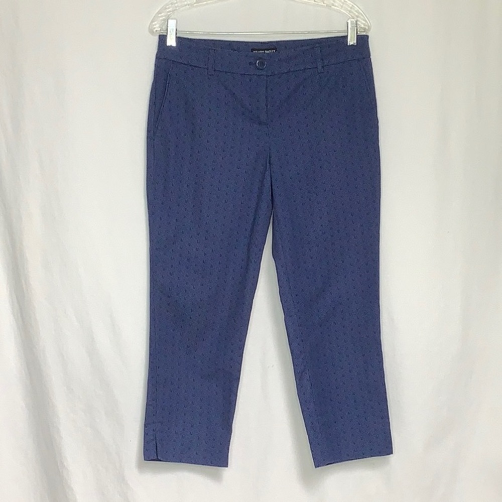 Hilary Radley Geometric Print Capri Pants Size 6